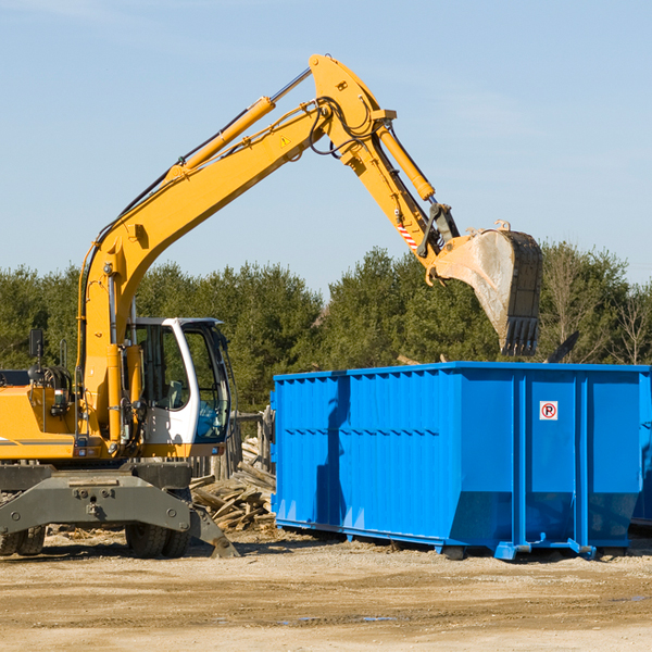 can i rent a residential dumpster for a construction project in Monument